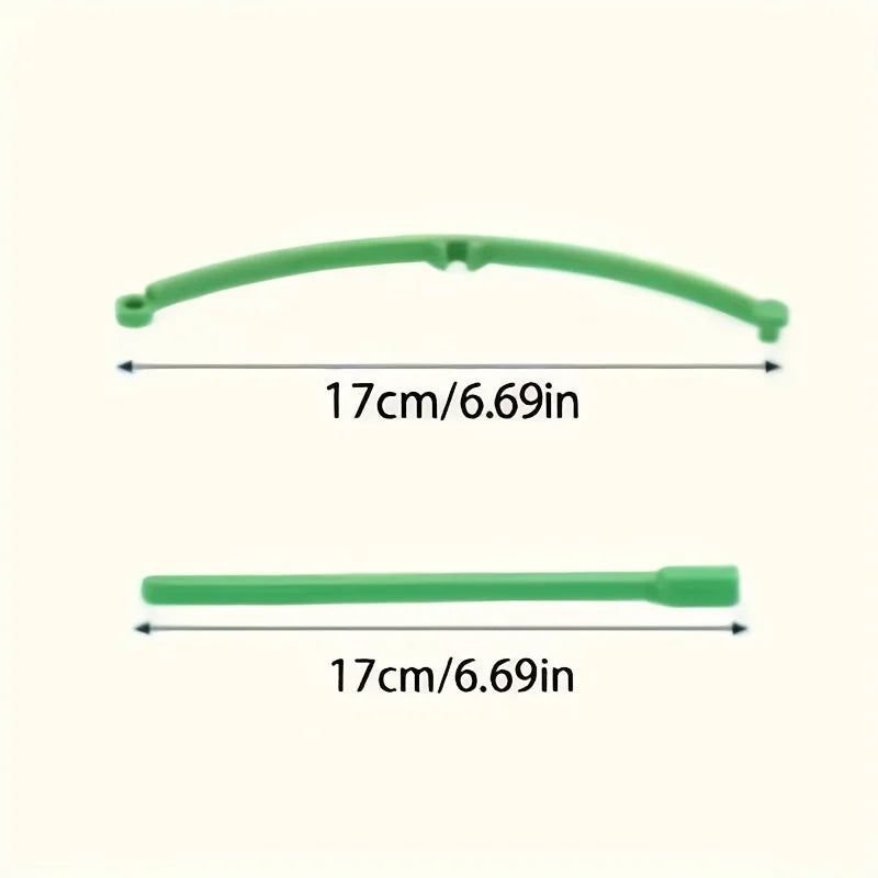 30/60/90pcs Adjustable 5/10/15 Tier Plastic Plant Support Rings - Stac ...